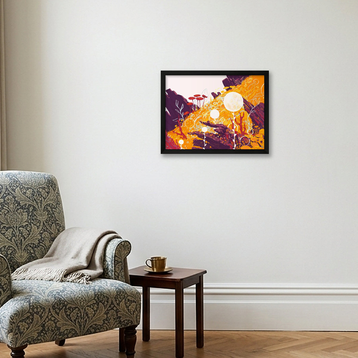 Old Growth Print — 16×12" Black Frame
