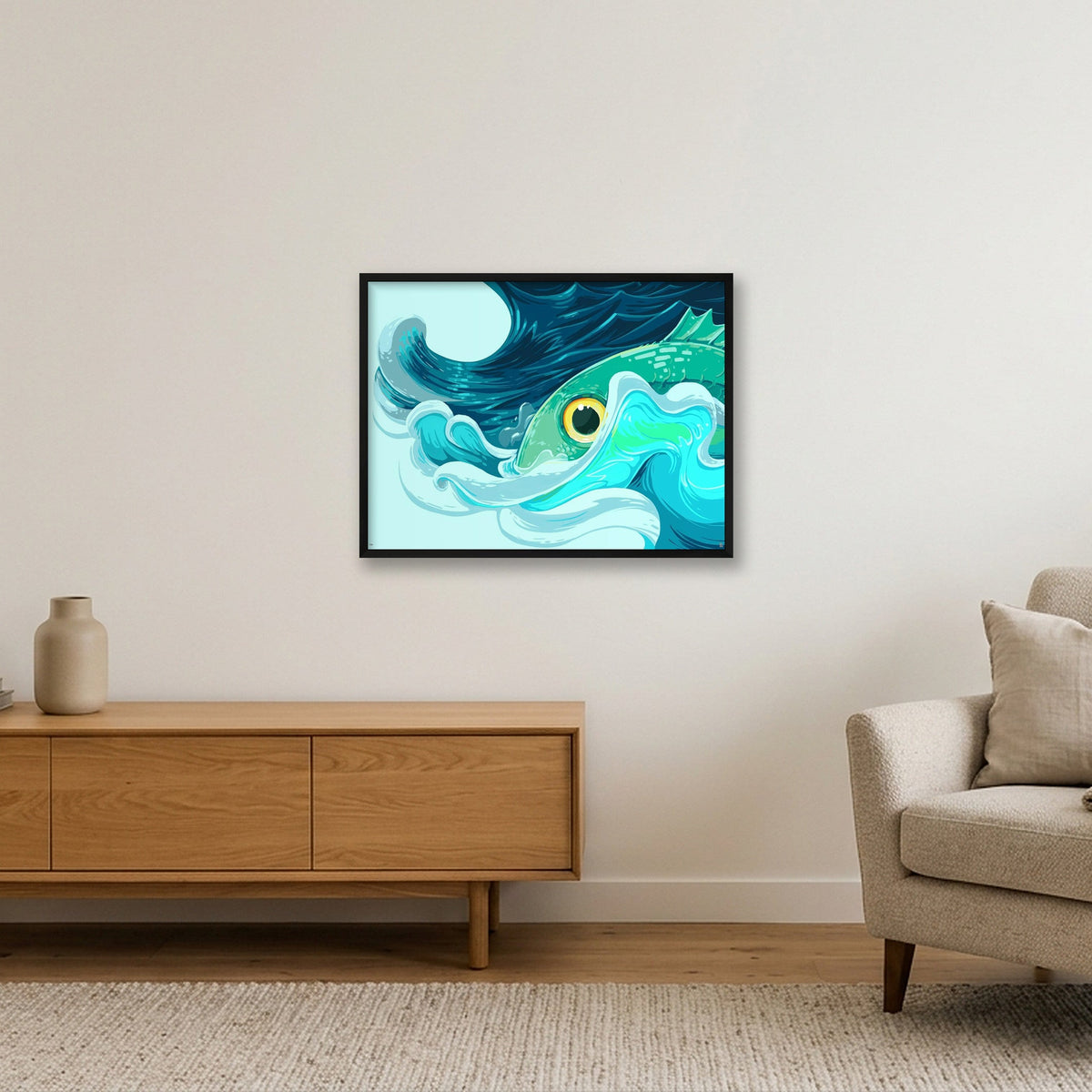Forerunner Print — 31×24" Black Frame