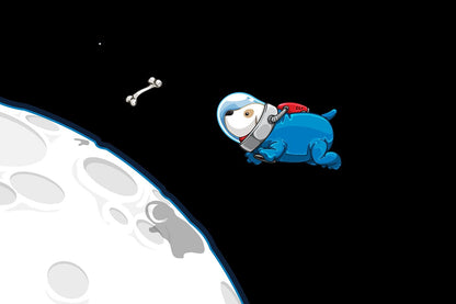 Space Doggy Print