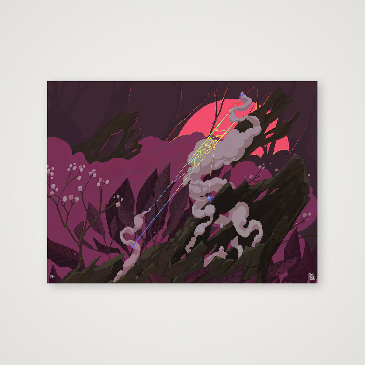 Smoke and Mirrors Print — 16×12" Print only