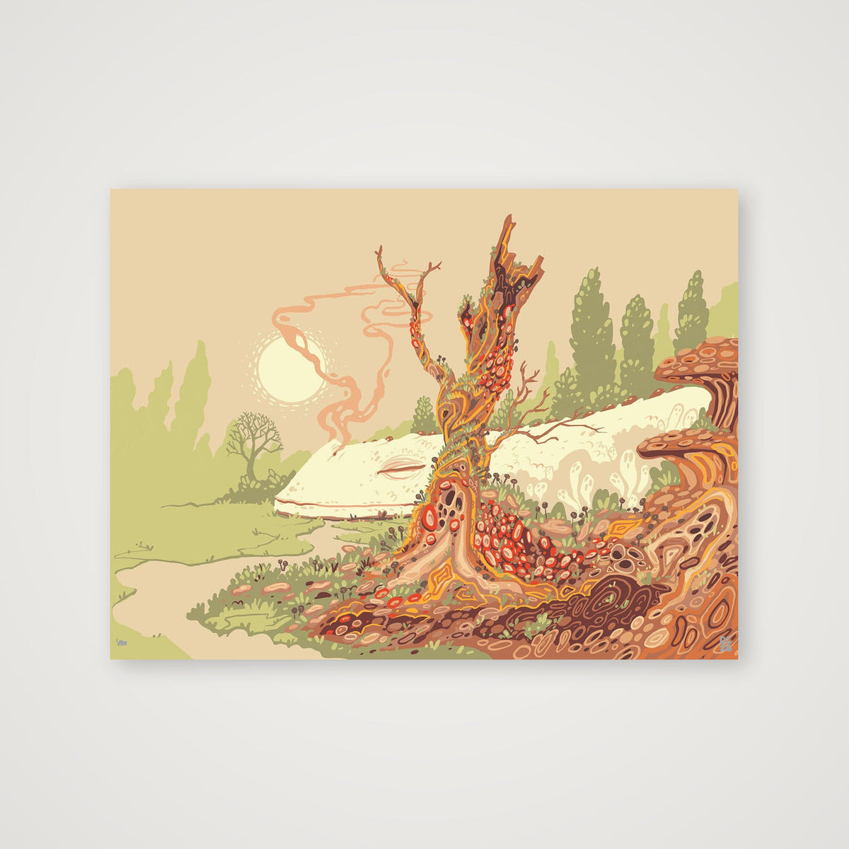 Slumbering Giant Print — 16×12" Print only