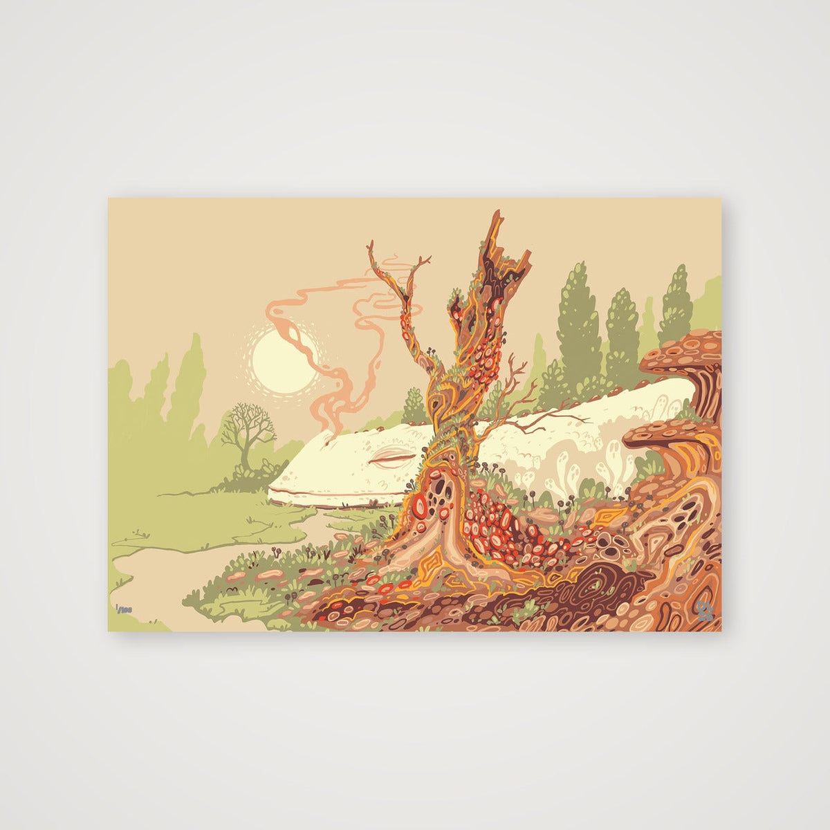 Slumbering Giant Print — A4 (12×8") Print only