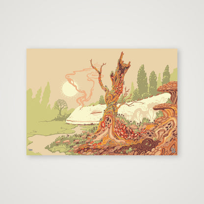 Slumbering Giant Print — A4 (12×8") Print only