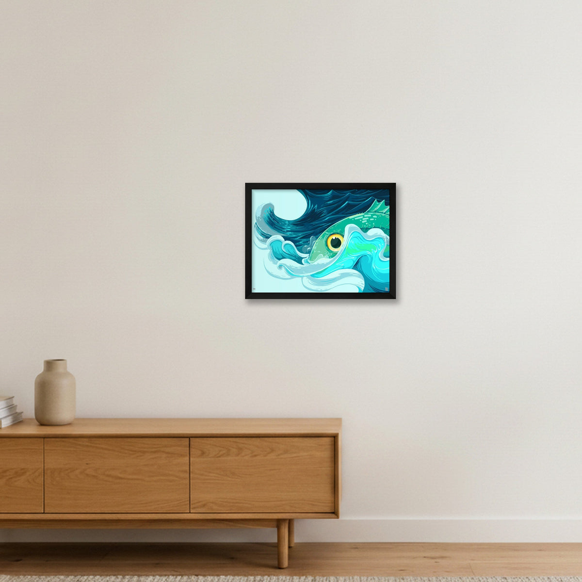 Forerunner Print — 16×12" Black Frame