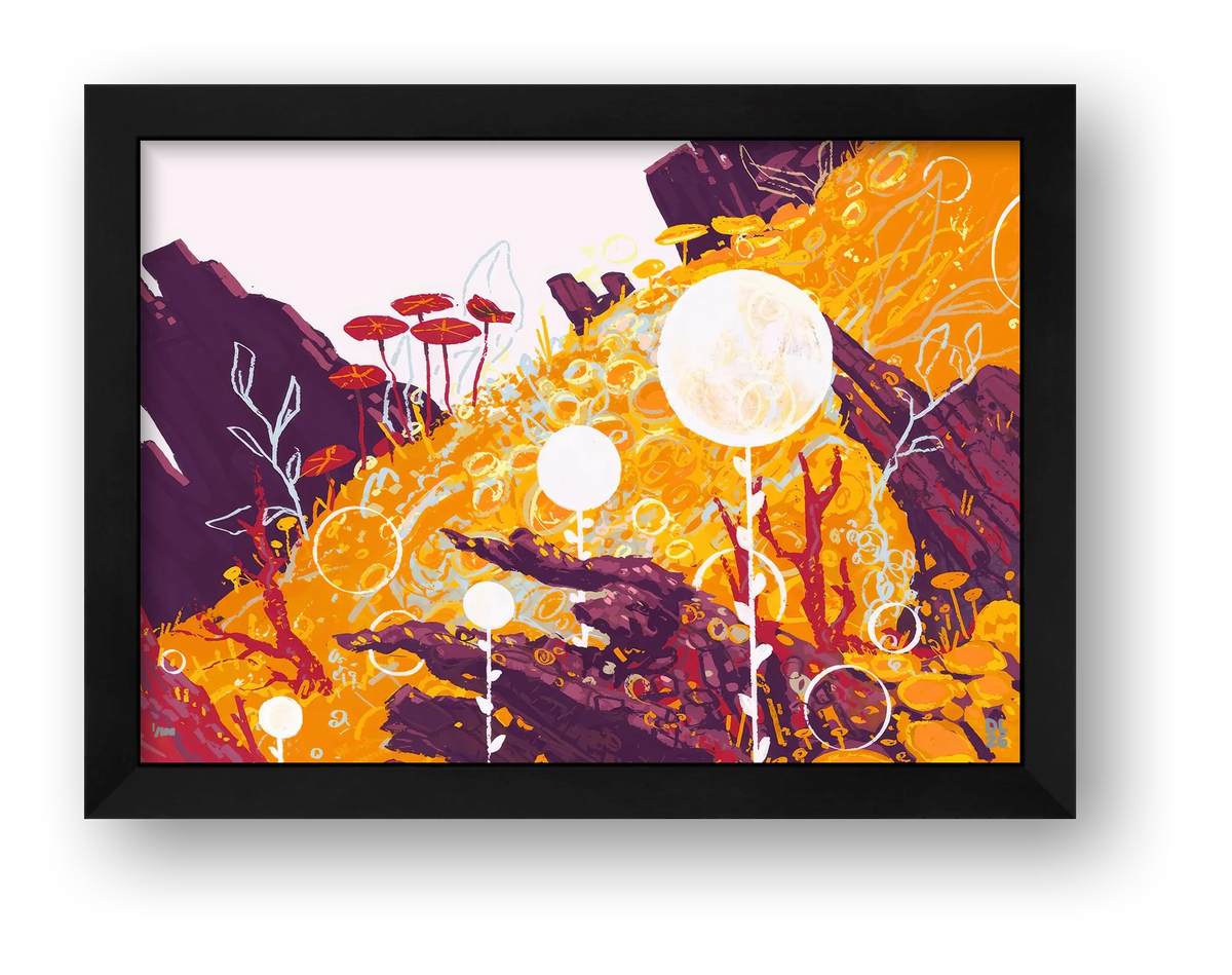 Old Growth Print — framed