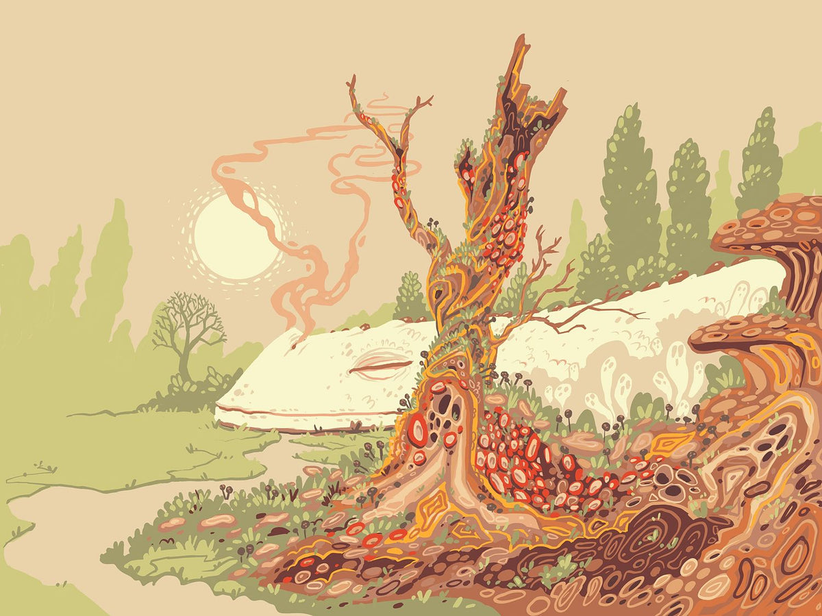 Slumbering Giant Print