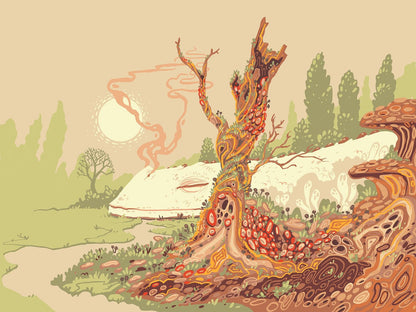 Slumbering Giant Print