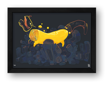Fossil Print — framed