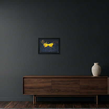 Fossil Print — A4 (12×8") Black Frame
